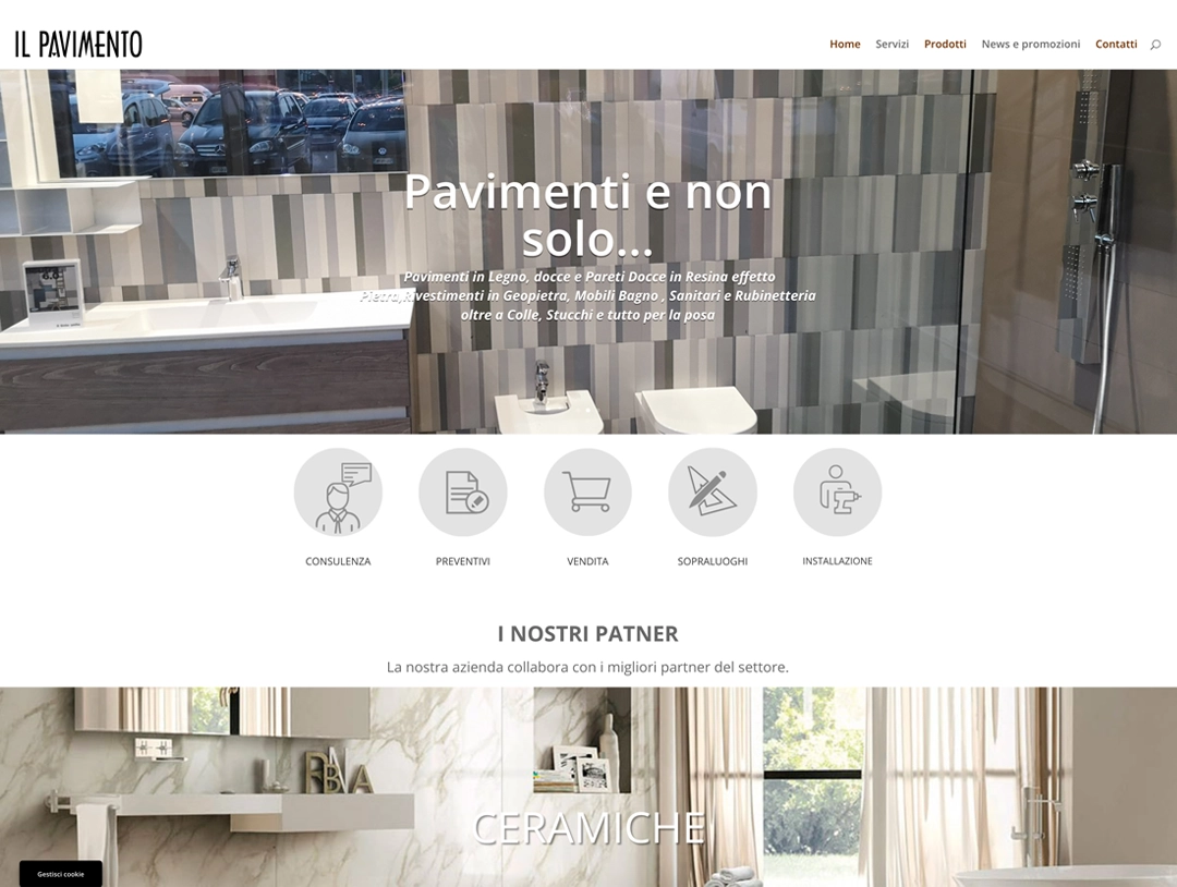 sito IL PAVIMENTO HOME