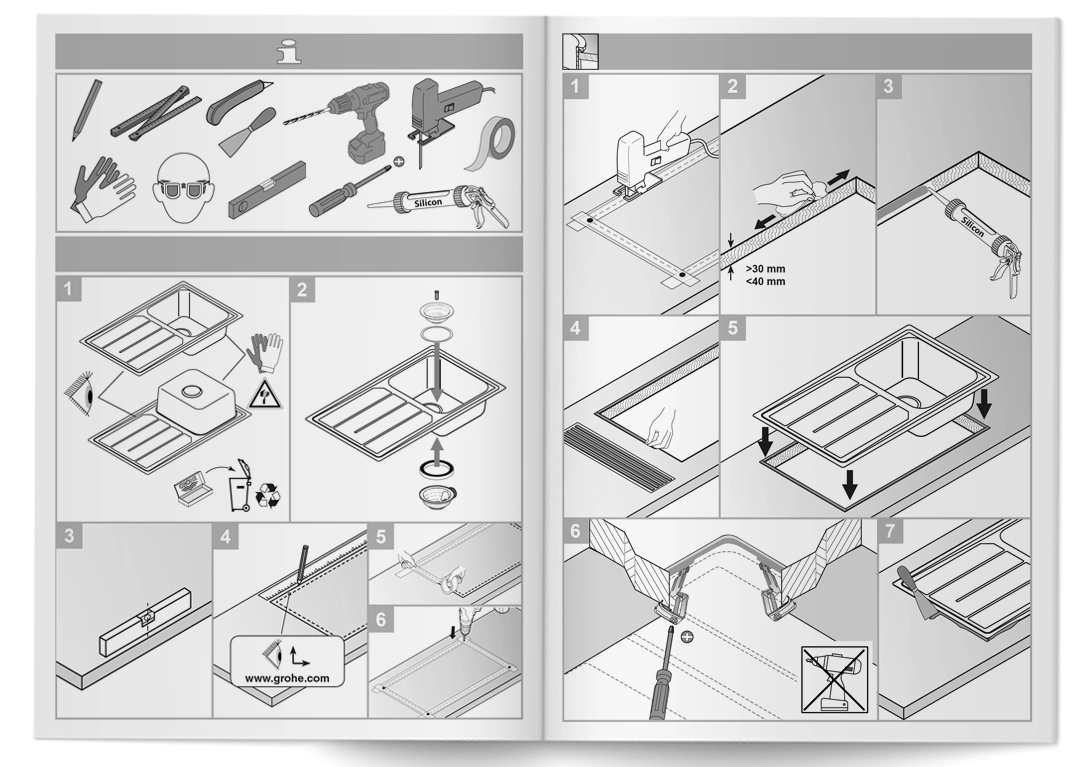 MANUALE installazione Grohe MANUALE installazione Grohe